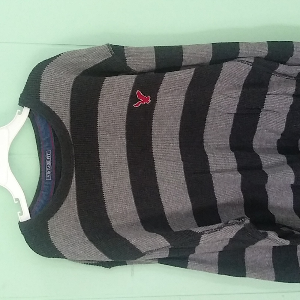 Men's thermal striped shirt